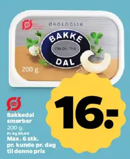 Netto Bakkedal smørbar tilbud