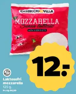 Netto Laktosefri mozzarella 125 g tilbud