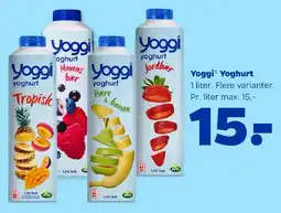 Netto Yoggi Yoghurt - frugtli' lækker tilbud