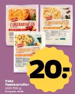Netto Peka flødekartofler tilbud