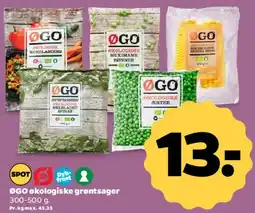 Netto ØGO økologiske grøntsager tilbud