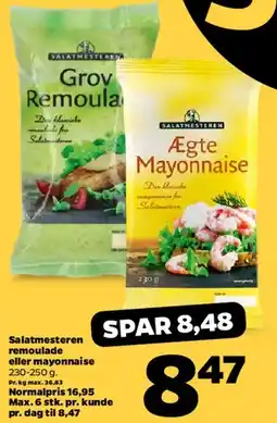 Netto Salatmesteren remoulade eller mayonnaise tilbud