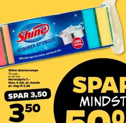 Netto Shine scoursvampe (Scourer Sponges) tilbud