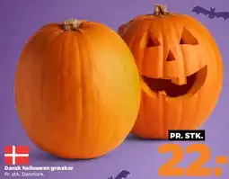 Netto Dansk halloween græskar tilbud