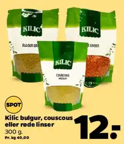 Netto Kilic bulgur, couscous eller røde linser tilbud