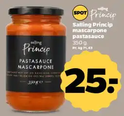 Netto Salling Princip pastasauce mascarpone tilbud