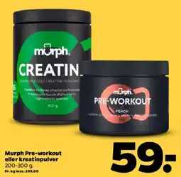 Netto Murph Pre-workout / Creatin tilbud