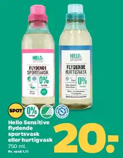 Netto Flydende sportsvask eller hurtigvask tilbud
