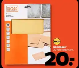 Netto Sandpapir tilbud