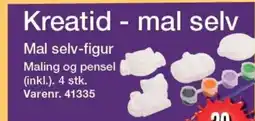 Harald Nyborg Mal selv-figur Maling og pensel tilbud