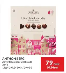 Nielsen's Discount Anthon Berg Adventskalender Chokolade tilbud