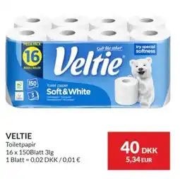 Nielsen's Discount Veltie Toilettepapir tilbud