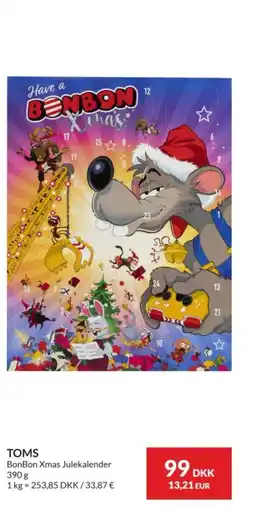Nielsen's Discount Toms BonBon Xmas Julekalender tilbud
