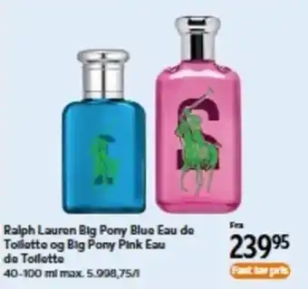 Ralph Lauren Big Pony Blue Eau de Toilette og Big Pony Pink Eau de Toilette