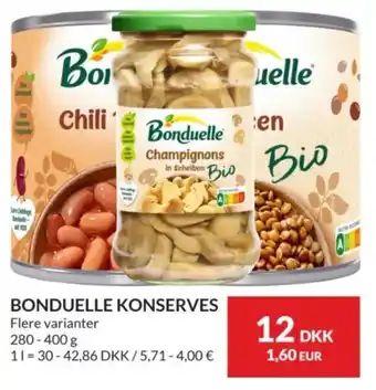 Bonduelle konserves
