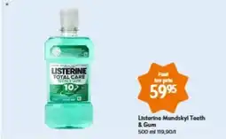 Matas Listerine Mundskyl Tooth & Gum tilbud