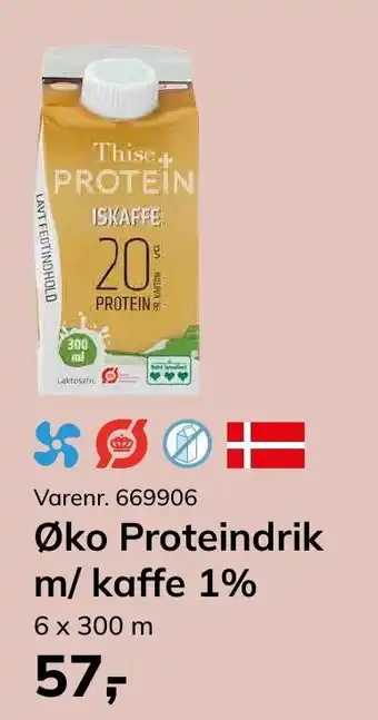 Øko Proteindrik m/ kaffe 1%