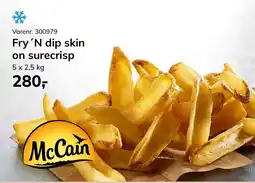 Dagrofa Food Service McCain Fry 'N dip skin on surecrisp tilbud