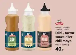 Dagrofa Food Service Bahncke dild-, tartar sauce eller chili mayo tilbud