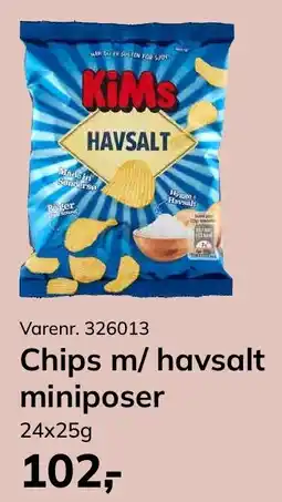 Dagrofa Food Service Kims chips m/ havsalt tilbud
