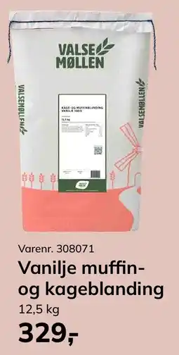 Dagrofa Food Service Valse Møllen vanilje muffin- og kageblanding tilbud