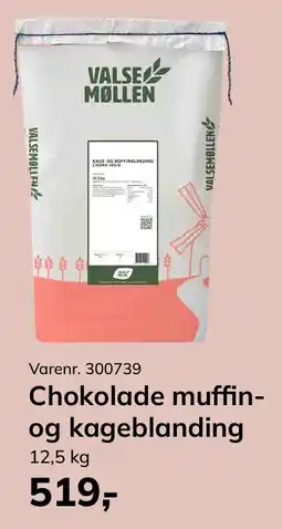 Dagrofa Food Service Valse Møllen chokolade muffin- og kageblanding tilbud