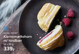 Dagrofa Food Service Kærnemælkshorn m/ hindbær tilbud
