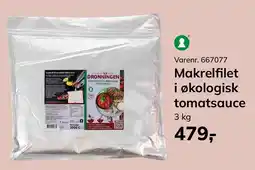 Dagrofa Food Service Dronningen makrelfilet i økologisk tomatsauce tilbud