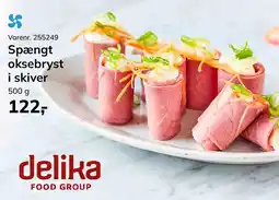 Dagrofa Food Service delika spængt oksebryst i skiver tilbud
