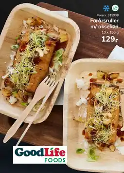 Dagrofa Food Service GoodLife Foods Forårsruller m/ oksekød tilbud