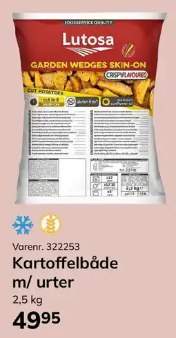 Dagrofa Food Service Lutosa Kartoffelbåde m/ urter tilbud