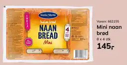 Dagrofa Food Service Santa Maria mini naan brød tilbud