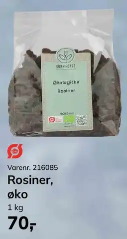 Dagrofa Food Service Grøn Fokus Rosiner tilbud