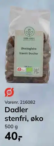Dagrofa Food Service Grøn Fokus Dadler tilbud