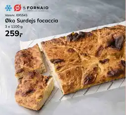 Dagrofa Food Service Il Fornaio Øko Surdejs focaccia tilbud