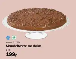 Dagrofa Food Service Mandeltærte m/ daim tilbud