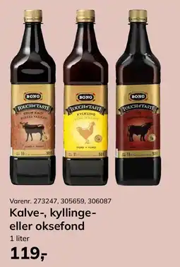 Dagrofa Food Service Bong kalve-, kyllinge- eller oksefond tilbud
