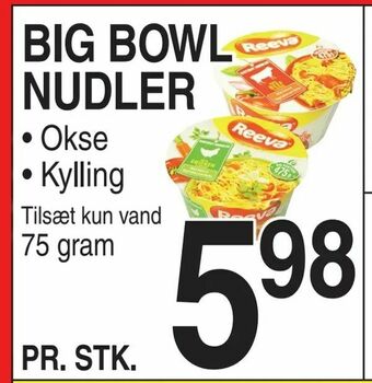 ABC Lavpris Big bowl nudler tilbud