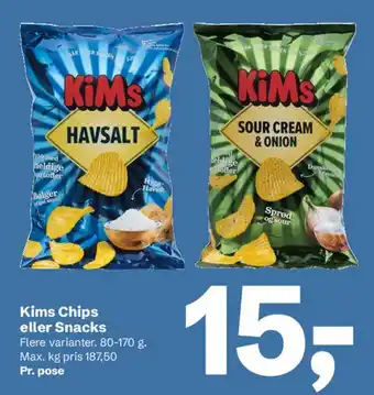 KiMs Chips eller Snacks