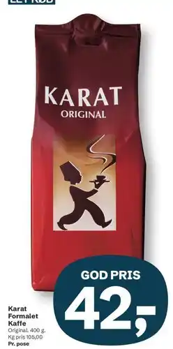 Let-Køb Karat Formalet Kaffe (Original) tilbud