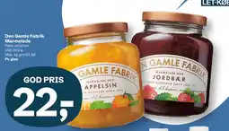 Let-Køb Den Gamle Fabrik Marmelade tilbud