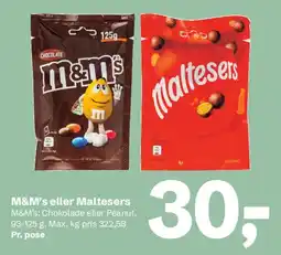 Let-Køb M&M's eller Maltesers tilbud