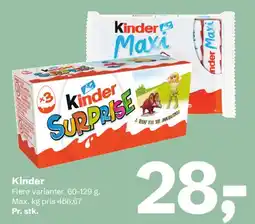 Let-Køb Kinder tilbud