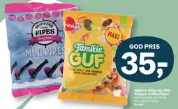Let-Køb Malaco Slikpose eller Skipper's Mini Pipes tilbud