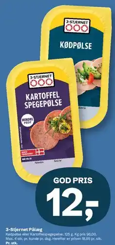Let-Køb 3-Stjernet Pålæg tilbud