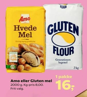 Amo eller Gluten mel