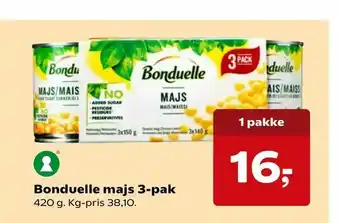 Bonduelle majs 3-pak