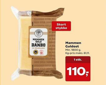 Dagli'Brugsen Mammen Guldost tilbud