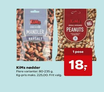 Dagli'Brugsen KiMs nødder tilbud