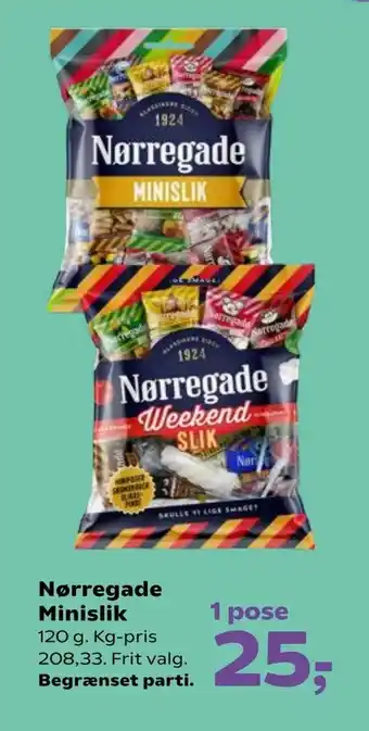 Kvickly Nørregade Minislik tilbud